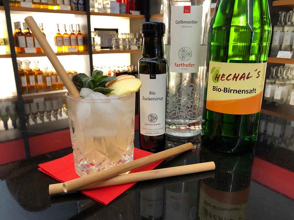 Cocktail Mostviertler Gruß (Destillerie Farthofer)