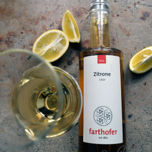 Bio Zitronenlikör (700 ml) mit Bio Zitronen - Destillerie Farthofer
